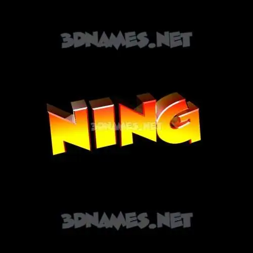 ning in Black Background style - 3D name wallpaper ning in Black Background style - 3D name wallpaper