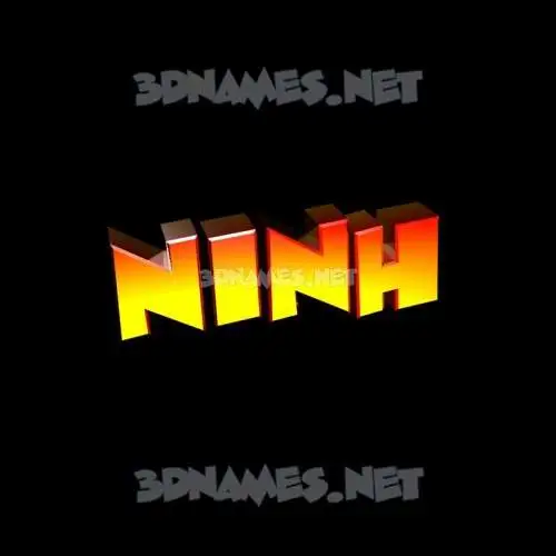 ninh in Black Background style - 3D name wallpaper ninh in Black Background style - 3D name wallpaper