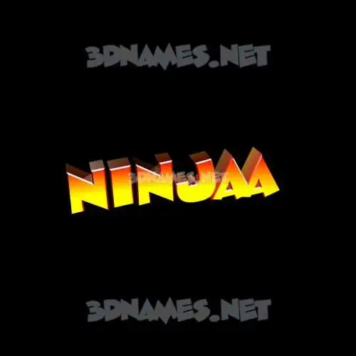 ninjaa in Black Background style - 3D name wallpaper ninjaa in Black Background style - 3D name wallpaper
