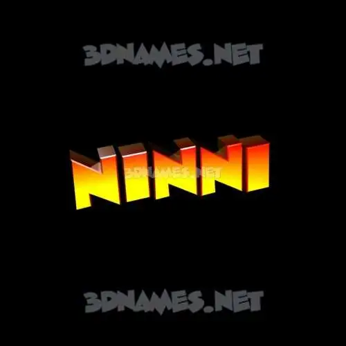 ninni in Black Background style - 3D name wallpaper ninni in Black Background style - 3D name wallpaper