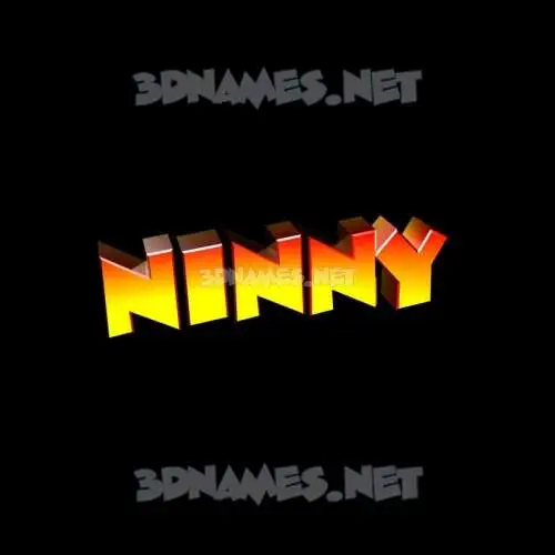 ninny in Black Background style - 3D name wallpaper ninny in Black Background style - 3D name wallpaper