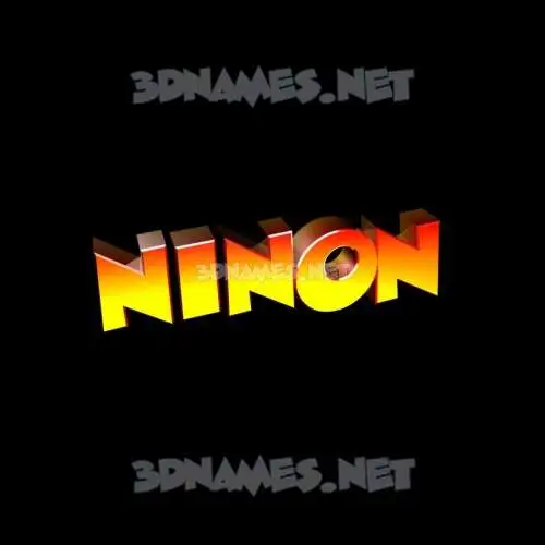 ninon in Black Background style - 3D name wallpaper ninon in Black Background style - 3D name wallpaper