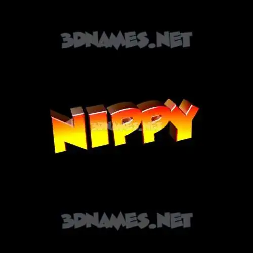 nippy in Black Background style - 3D name wallpaper nippy in Black Background style - 3D name wallpaper