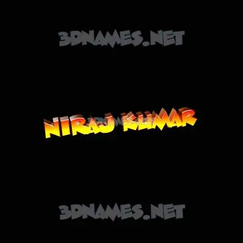 niraj kumar in Black Background style - 3D name wallpaper niraj kumar in Black Background style - 3D name wallpaper