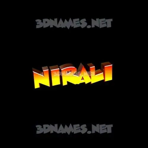 nirali in Black Background style - 3D name wallpaper nirali in Black Background style - 3D name wallpaper