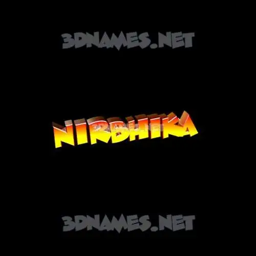 nirbhika in Black Background style - 3D name wallpaper nirbhika in Black Background style - 3D name wallpaper
