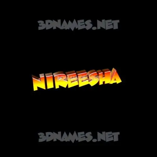 nireesha in Black Background style - 3D name wallpaper nireesha in Black Background style - 3D name wallpaper