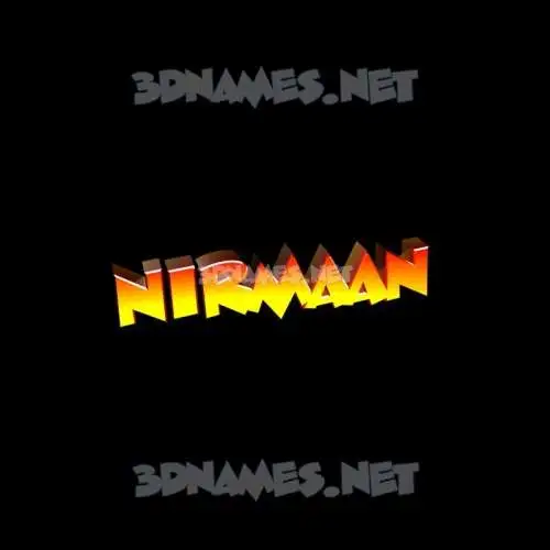 nirmaan in Black Background style - 3D name wallpaper nirmaan in Black Background style - 3D name wallpaper