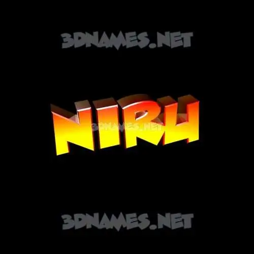 niru in Black Background style - 3D name wallpaper niru in Black Background style - 3D name wallpaper