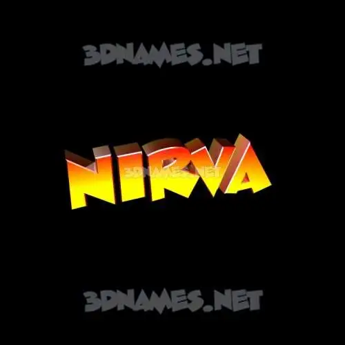 nirva in Black Background style - 3D name wallpaper nirva in Black Background style - 3D name wallpaper