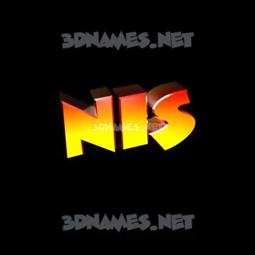 nis in Black Background style - 3D name wallpaper nis in Black Background style - 3D name wallpaper