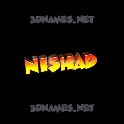nishad in Black Background style - 3D name wallpaper nishad in Black Background style - 3D name wallpaper