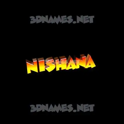 nishana in Black Background style - 3D name wallpaper nishana in Black Background style - 3D name wallpaper