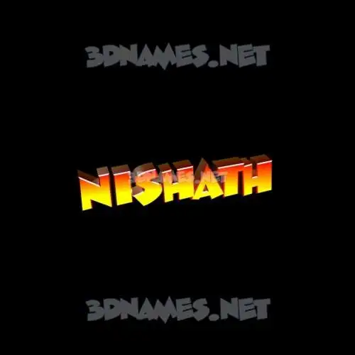 nishath in Black Background style - 3D name wallpaper nishath in Black Background style - 3D name wallpaper
