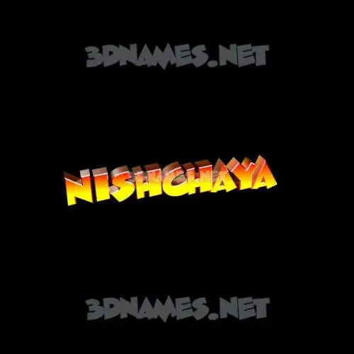 nishchaya in Black Background style - 3D name wallpaper nishchaya in Black Background style - 3D name wallpaper