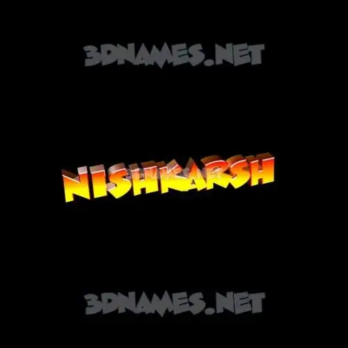 nishkarsh in Black Background style - 3D name wallpaper nishkarsh in Black Background style - 3D name wallpaper
