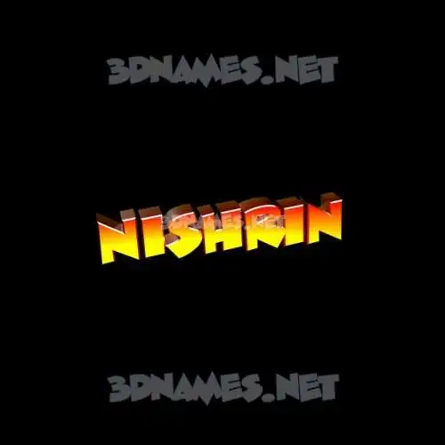 nishrin in Black Background style - 3D name wallpaper nishrin in Black Background style - 3D name wallpaper