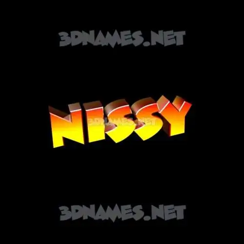 nissy in Black Background style - 3D name wallpaper nissy in Black Background style - 3D name wallpaper