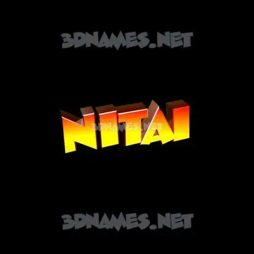 nitai in Black Background style - 3D name wallpaper nitai in Black Background style - 3D name wallpaper