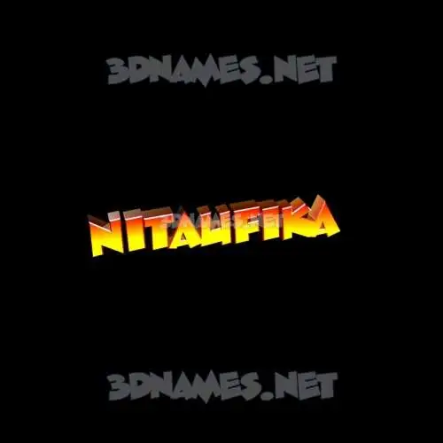 nitaufika in Black Background style - 3D name wallpaper nitaufika in Black Background style - 3D name wallpaper