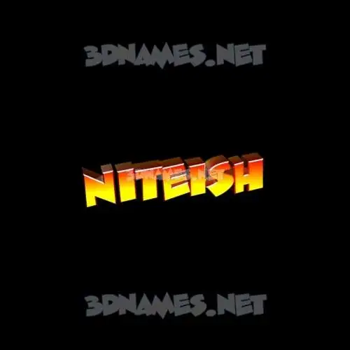 niteish in Black Background style - 3D name wallpaper niteish in Black Background style - 3D name wallpaper