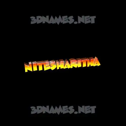 nitesharitha in Black Background style - 3D name wallpaper nitesharitha in Black Background style - 3D name wallpaper