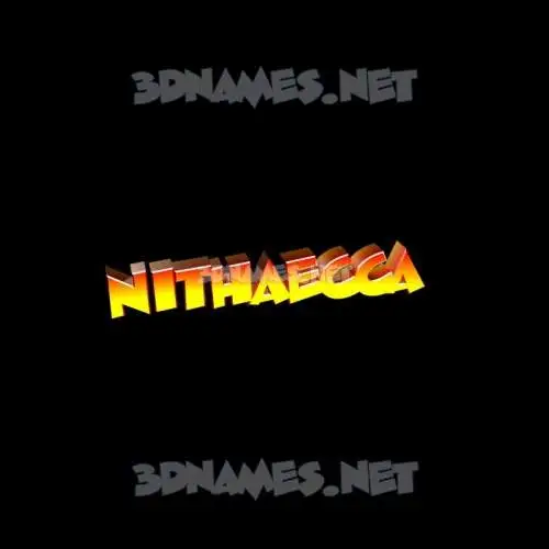 nithaecca in Black Background style - 3D name wallpaper nithaecca in Black Background style - 3D name wallpaper