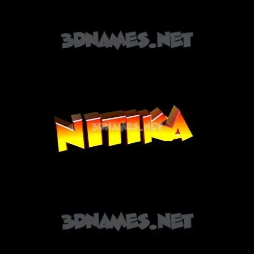 nitika in Black Background style - 3D name wallpaper nitika in Black Background style - 3D name wallpaper