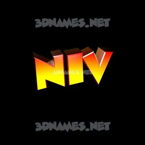 niv in Black Background style - 3D name wallpaper niv in Black Background style - 3D name wallpaper