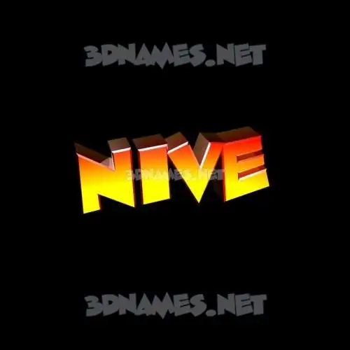nive in Black Background style - 3D name wallpaper nive in Black Background style - 3D name wallpaper