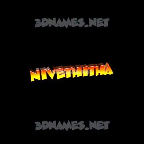 nivethitha in Black Background style - 3D name wallpaper nivethitha in Black Background style - 3D name wallpaper