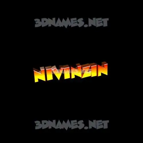 nivinzin in Black Background style - 3D name wallpaper nivinzin in Black Background style - 3D name wallpaper