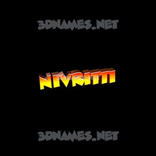nivritti in Black Background style - 3D name wallpaper nivritti in Black Background style - 3D name wallpaper