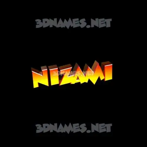 nizami in Black Background style - 3D name wallpaper nizami in Black Background style - 3D name wallpaper