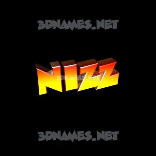nizz in Black Background style - 3D name wallpaper nizz in Black Background style - 3D name wallpaper