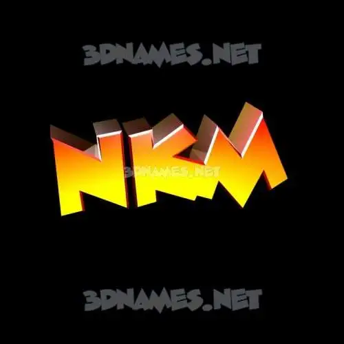 nkm in Black Background style - 3D name wallpaper nkm in Black Background style - 3D name wallpaper