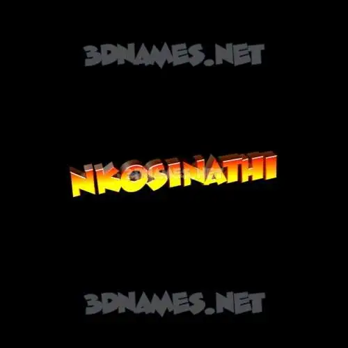 nkosinathi in Black Background style - 3D name wallpaper