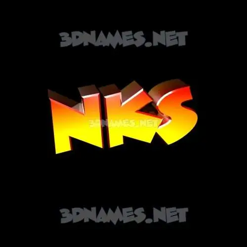 nks in Black Background style - 3D name wallpaper