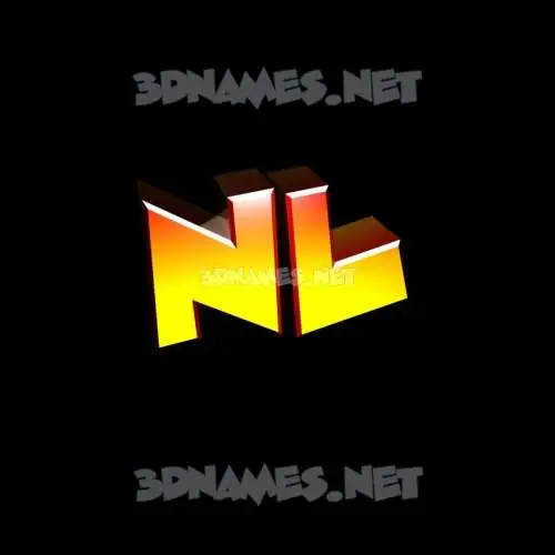 nl in Black Background style - 3D name wallpaper nl in Black Background style - 3D name wallpaper