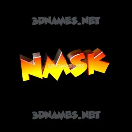 nmsk in Black Background style - 3D name wallpaper nmsk in Black Background style - 3D name wallpaper