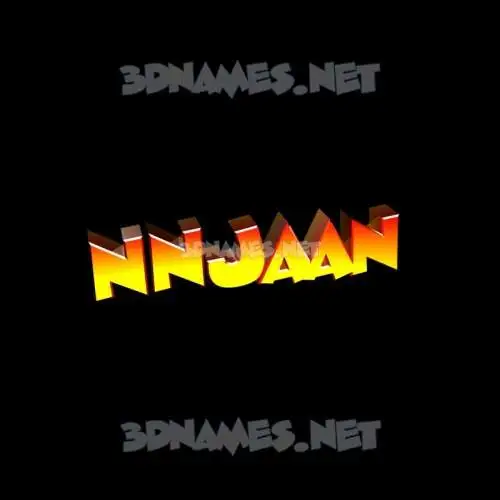 nnjaan in Black Background style - 3D name wallpaper nnjaan in Black Background style - 3D name wallpaper