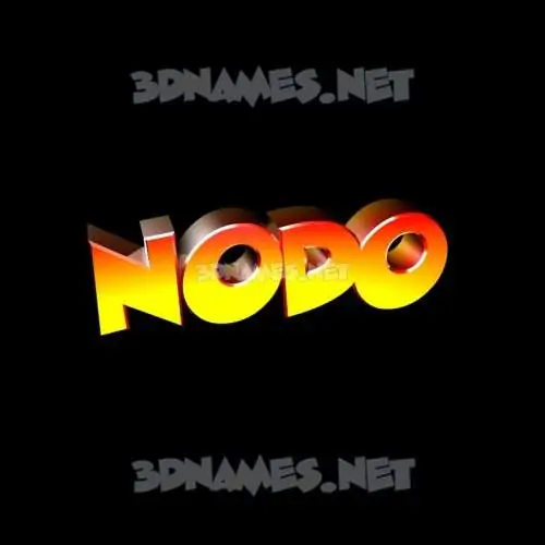 nodo in Black Background style - 3D name wallpaper nodo in Black Background style - 3D name wallpaper