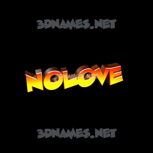 nolove in Black Background style - 3D name wallpaper nolove in Black Background style - 3D name wallpaper