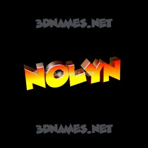 nolyn in Black Background style - 3D name wallpaper nolyn in Black Background style - 3D name wallpaper