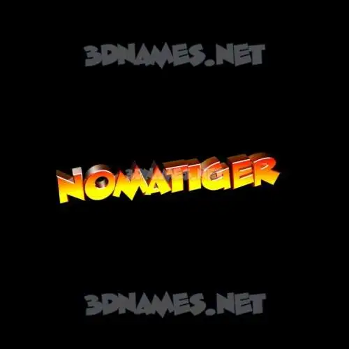 nomatiger in Black Background style - 3D name wallpaper nomatiger in Black Background style - 3D name wallpaper