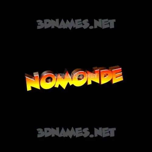 nomonde in Black Background style - 3D name wallpaper nomonde in Black Background style - 3D name wallpaper