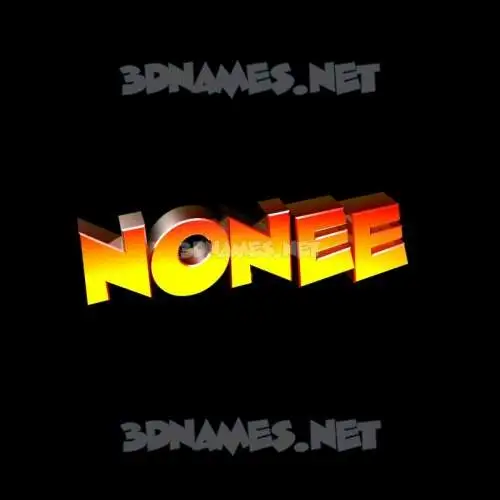 nonee in Black Background style - 3D name wallpaper nonee in Black Background style - 3D name wallpaper