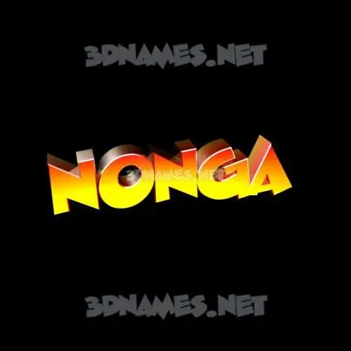 nonga in Black Background style - 3D name wallpaper nonga in Black Background style - 3D name wallpaper