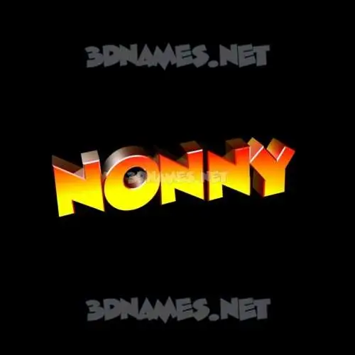 nonny in Black Background style - 3D name wallpaper nonny in Black Background style - 3D name wallpaper