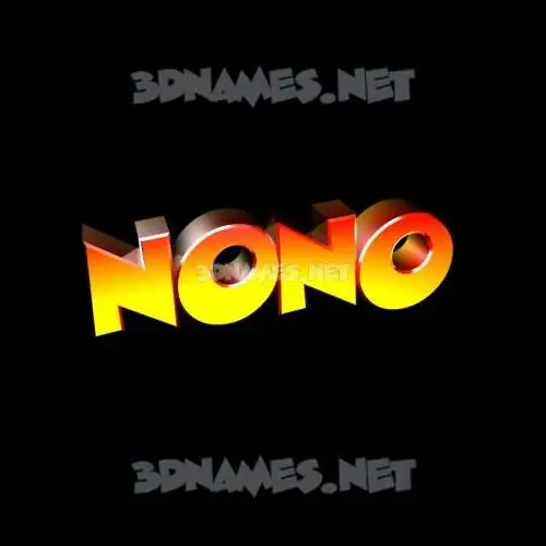 nono in Black Background style - 3D name wallpaper nono in Black Background style - 3D name wallpaper
